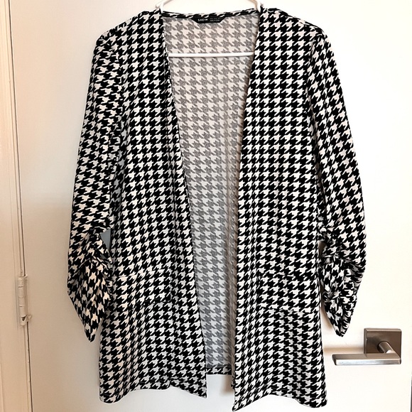 Checker Pattern Blazer - Picture 1 of 3